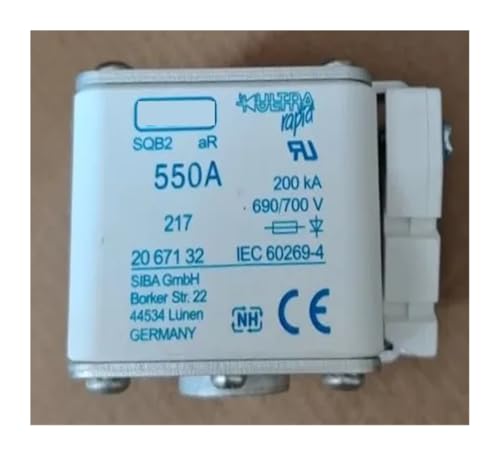 BVTUCMDY Sicherungen SQB2 400A 690V 2067032 SQB2 315A 550A 630A 700A 2067032 2067132 SQB2 500A 630A 800A 1250V 2077032 2077331 2077432(SQB2 400A 2067032) von BVTUCMDY