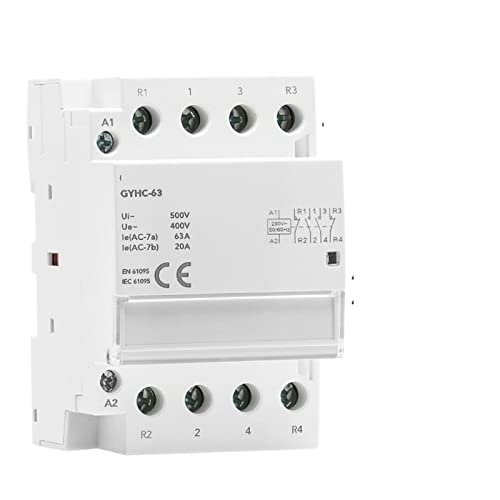 Din-Schiene AC Schütz 4P 40A 63A 4NO 4NC 2NO2NC 3NO1NC Hausgebrauch 1 Stücke(4p 40a 3no1nc) von BVTUCMDY