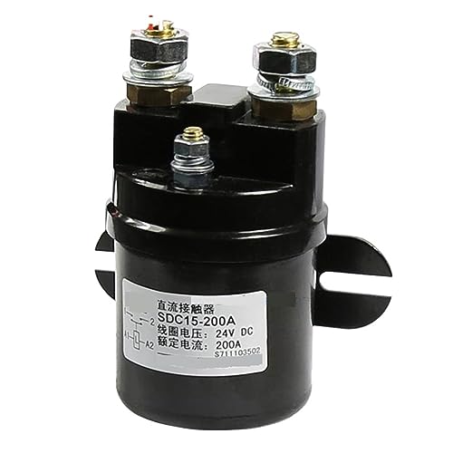 SDC15-200A DC-Schütz SDC15-200A Starter-Leistungsrelais 12 V 24 V 36 V 48 V 60 V 72 V 120 V for Auto-Elektro-Gabelstapler, 1 Stück(Coli voltage 12VDC) von BVTUCMDY