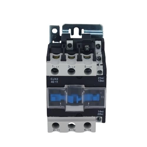 BVTUCMDY Schütze zu CJX2-40 KFX2-40 40A 24V 48V 110V 220V 380V 3-Phasen-Schütz mit Wechselstrom-Schütz Monopolar 1St(AC110V) von BVTUCMDY