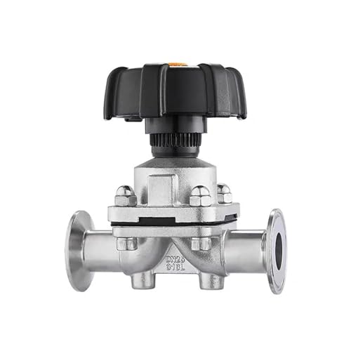 Tri-Clamp-Membranventil aus Edelstahl 316L, Außendurchmesser 50,5 mm(38mm) von BVTUCMDY