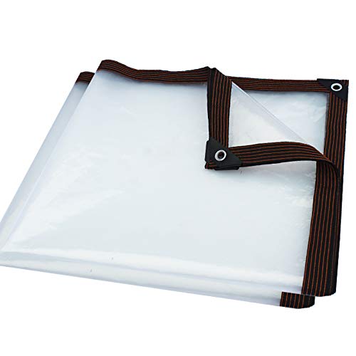 BWBG wasserdichte Plane Durchsichtig,2X3m Transparente Planen Mit Ösen Wasserdicht Transparent Gewebeplane Weich Und Langlebig Regenschutz Umweltfreundlich Abdeckplane von BWBG
