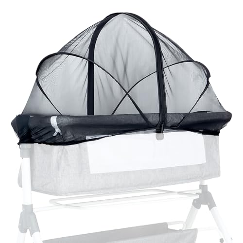 BWBIKE Baby Neben Krippe Moskitonetz Abdeckung Gefaltet Universal Reisebett Moskitoabdeckung Insekten Katzennetz 2-Wege-Reißverschluss Moskitonetz für Baby Kinderbett Bett,Schwarz, 60 x 105 cm BWBIKE Baby Neben Krippe Moskitonetz Abdeckung Gefaltet Universal Reisebett Moskitoabdeckung Insekten Katzennetz 2-Wege-Reißverschluss Moskitonetz für Baby Kinderbett Bett,Schwarz, 60 x 105 cm von BWBIKE