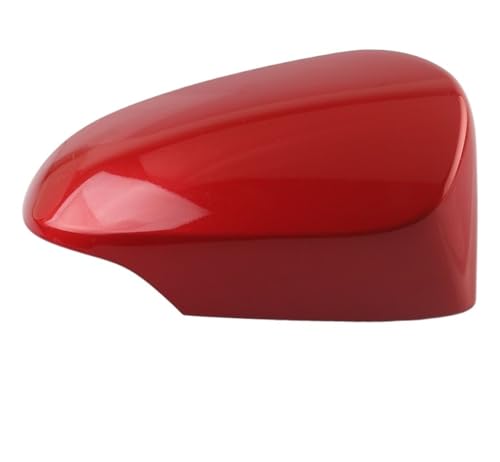 BWBVHRHZY 1 stücke Auto Rechte Seite Spiegel Silber Abdeckung ABS Kappe for 2014-2019 Fit for Toyota Corolla(Right Red) von BWBVHRHZY