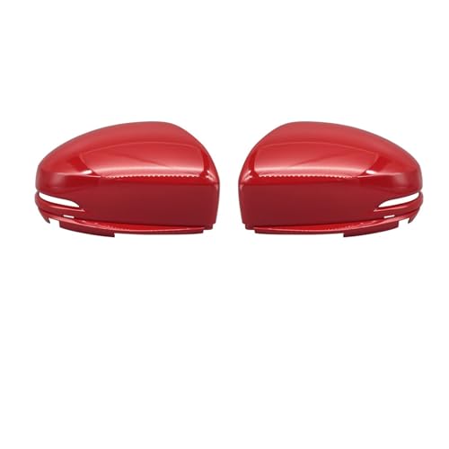 BWBVHRHZY 2Pcs Fit for Honda Fit Jazz GK5 2014 2015 2016 2017 2018 2019 Rückspiegel Abdeckung Shell Spiegel Gehäuse außerhalb Tür Flügel Spiegel(Red LH RH) von BWBVHRHZY