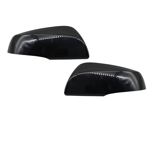 BWBVHRHZY 2Pcs Rückspiegel Kappe Fit for Toyota Rav4 2020 2021 Tür Seite Flügel Spiegel Abdeckung Gehäuse Shell Braun Milan Khaki Weiß Schwarz Grau(Black LH RH) von BWBVHRHZY