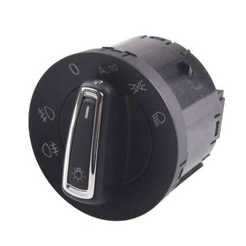 BWBVHRHZY Auto-Scheinwerferschalter, integrierter automatischer Lichtsensor, PQ-Plattform, passend for VW Golf 6 MK5 MK6 Jetta 5 Tiguan Passat B6 Touran(Built-in) von BWBVHRHZY