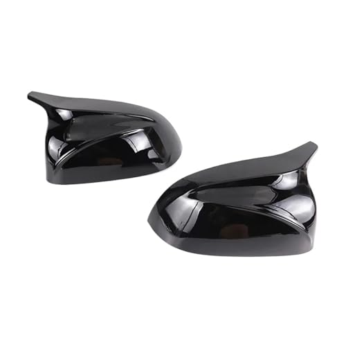 BWBVHRHZY Carbon Faser Auto Rückansicht Tür Flügel Seite Spiegel Abdeckung Kappen Shell Fall Fit for BMW X3 G01 X4 G02 x5 G05 2018-22 Schwarz M3 Stil(Black) von BWBVHRHZY
