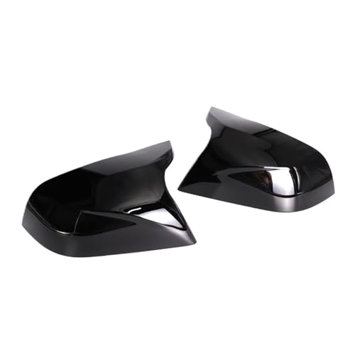 BWBVHRHZY Carbon Faser Muster Schwarz Seite Spiegel Abdeckung Kappen Fit for Tesla Modell 3 2017 2018 2019 2020 2021 2022 2023(Black 1 Set) von BWBVHRHZY