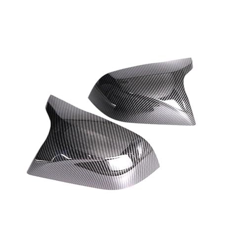 BWBVHRHZY Carbon Faser Muster Schwarz Seite Spiegel Abdeckung Kappen Fit for Tesla Modell 3 2017 2018 2019 2020 2021 2022 2023(Carbon Pattern 1 Set) von BWBVHRHZY