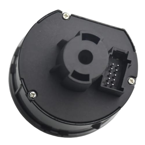 BWBVHRHZY Chrom Auto Scheinwerfer Schalter Kopf Licht Nebel Lampe Automatische Controller Knob Fit for VW Golf MK7 Passat POLO T-ROC(PQ) von BWBVHRHZY