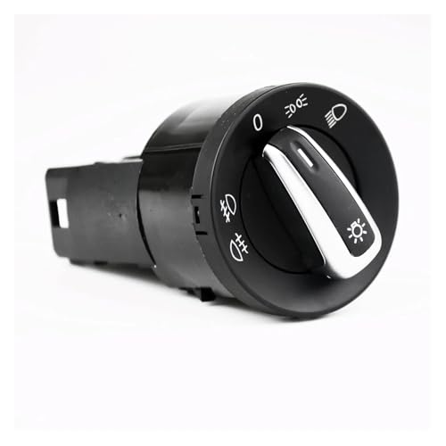 BWBVHRHZY Chrom Scheinwerfer Control Schalter Nebel Licht Fit for Transpoter T4 Passat B5 B 5, Beetle Bora Golf Mk4 BWBVHRHZY Chrom Scheinwerfer Control Schalter Nebel Licht Fit for Transpoter T4 Passat B5 B 5, Beetle Bora Golf Mk4 von BWBVHRHZY