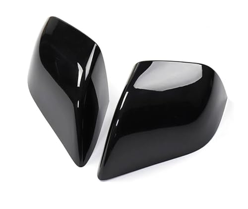 BWBVHRHZY Rückspiegel Shell Ersatz Abdeckung Fit for Tesla Modell 3 2018-2024/Modell Y Außen Seite Spiegel Kappen ersetzen Teile(M3 Glossy Black) von BWBVHRHZY