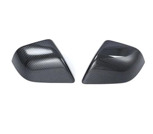 BWBVHRHZY Rückspiegel Shell Ersatz Abdeckung Fit for Tesla Modell 3 2018-2024/Modell Y Außen Seite Spiegel Kappen ersetzen Teile(M3 Glossy Carbon) von BWBVHRHZY