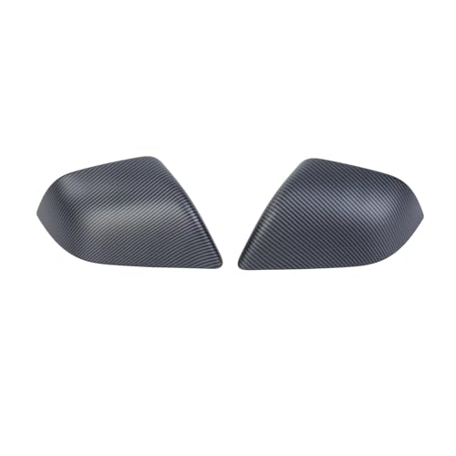 BWBVHRHZY Rückspiegel Shell Ersatz Abdeckung Fit for Tesla Modell 3 2018-2024/Modell Y Außen Seite Spiegel Kappen ersetzen Teile(M3 Matte Carbon) von BWBVHRHZY
