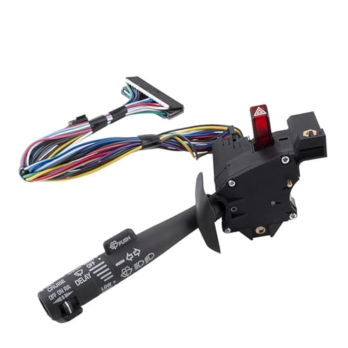 BWBVHRHZY Scheibenwischerschalter Blinker Multifunktionaler Kombinationsschalter 26100985 2330814 Kompatibel Passend for Chevrolet for GMC 1995-2002 von BWBVHRHZY