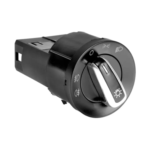 BWBVHRHZY Scheinwerfer-Steuerschalter mit oder ohne Sensor, passend for VW Jetta Golf Passat B5, for Käfer T5 Polo Bora Sharan Lupo 3BD941531(Without Sensor) von BWBVHRHZY