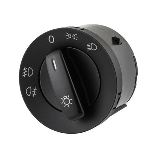 BWBVHRHZY Scheinwerferschalter Nebelscheinwerferschalter Passend for VW Golf MK5 Caddy JETTA TOURAN BORA Passat B6 B7 Transporter T5 1K0941431Q von BWBVHRHZY