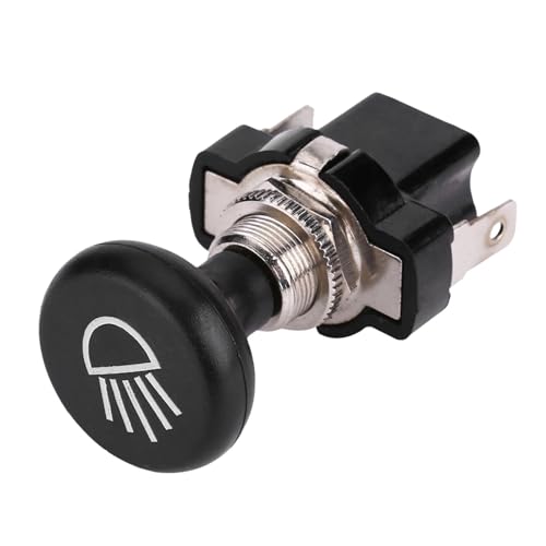 BWBVHRHZY Zuglichtschalter Drucklichtschalter Lichtschalter 12-V-Autoscheinwerferschalter Ersatz passend for Yamaha Cart EZGO Zubehör von BWBVHRHZY