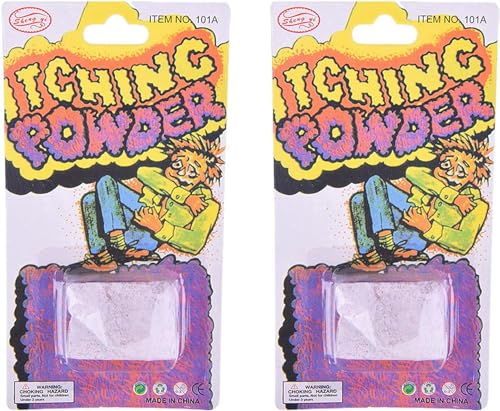 2Pcs Lila Hilfreich Lustig Juckreiz Pulver Sicher Gebrochenes Glas Juckreizpulver Feminine Pulver Das Produktgewicht ist 14 cm und die Breite ist 7,5 cm Einfach zu Tragen von BWESOO