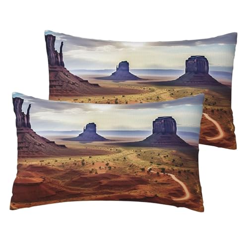Französische Leinen-Kissenbezüge, 2er-Set, Landschaftsbild des Denkmals, Standardgröße, 30,5 x 50,8 cm, atmungsaktiv und kühlend, für alle Jahreszeiten, weiche Kissenbezüge mit Reißverschluss Französische Leinen-Kissenbezüge, 2er-Set, Landschaftsbild des Denkmals, Standardgröße, 30,5 x 50,8 cm, atmungsaktiv und kühlend, für alle Jahreszeiten, weiche Kissenbezüge mit Reißverschluss von BWLHJKE