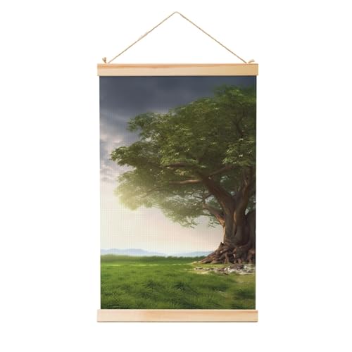 Poster zum Aufhängen, Holzschaft, Leinwanddrucke, Wandkunst, Baum mit Ast, Landschaft, Malerei, Wandbanner, modernes Kunstwerk, Dekoration für Zuhause, fertig zum Aufhängen, 40,6 x 61 cm Poster zum Aufhängen, Holzschaft, Leinwanddrucke, Wandkunst, Baum mit Ast, Landschaft, Malerei, Wandbanner, modernes Kunstwerk, Dekoration für Zuhause, fertig zum Aufhängen, 40,6 x 61 cm von BWLHJKE