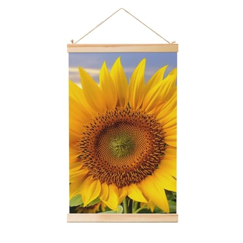 Poster zum Aufhängen, Holzschaft, Leinwanddrucke, Wandkunst, goldgelbe Sonnenblumen-Gemälde, hängende Schriftrolle, Gemälde, Wandbanner, modernes Kunstwerk, Dekor für Zuhause, fertig zum Aufhängen Poster zum Aufhängen, Holzschaft, Leinwanddrucke, Wandkunst, goldgelbe Sonnenblumen-Gemälde, hängende Schriftrolle, Gemälde, Wandbanner, modernes Kunstwerk, Dekor für Zuhause, fertig zum Aufhängen von BWLHJKE