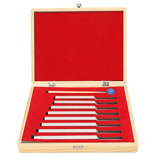 8-teiliges neurologisches Stimmgabel-Set aus Aluminiumlegierung Silber zur Heilung 256~512 Hz, Stimmgabel-Stimmgabel-Stimmgabel-Stimmgabel-Satz von BWLZSP