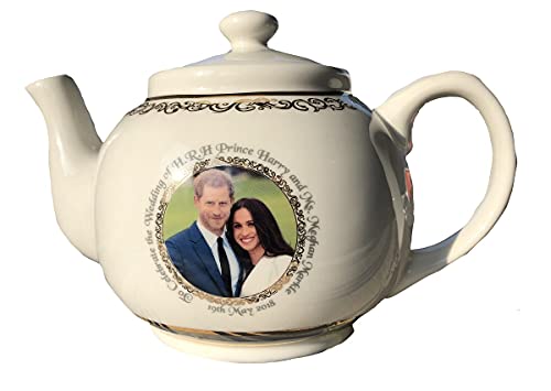 Royal Wedding Teekanne mit Prinz Harry und Meghan Markle von BWR
