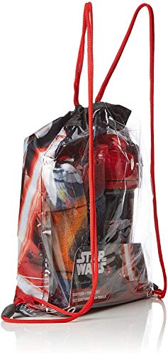 Star Wars Strandset mit Handtuch und Trinkflasche im Kordelzugbeutel von BWR