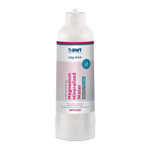 BWT AQA drink Filter MPC500 | Ultrafiltration, Kalkschutz & mit Magnesium mineralisiertes Wasser | passt in AQA drink Wasserspender | 2.500 Liter Kapazität* von BWT