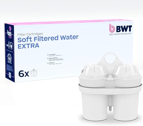 BWT Filterkartuschen SOFT FILTERED WATER EXTRA 6 Stück | Filterkartusche für Wasserfilter | Wasserfilterkartuschen | Filtert Kalk, Chlor, Blei & Kupfer | für Wasserhärte ab 15°dH geeignet BWT Filterkartuschen SOFT FILTERED WATER EXTRA 6 Stück | Filterkartusche für Wasserfilter | Wasserfilterkartuschen | Filtert Kalk, Chlor, Blei & Kupfer | für Wasserhärte ab 15°dH geeignet von BWT