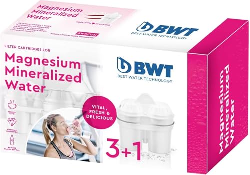 BWT L0814334 Magnesium Gourmet 3 + 1 Filterkartuschen, Kompatibel Brita Maxtra sauf Perfect Fit, Weiß BWT L0814334 Magnesium Gourmet 3 + 1 Filterkartuschen, Kompatibel Brita Maxtra sauf Perfect Fit, Weiß von BWT