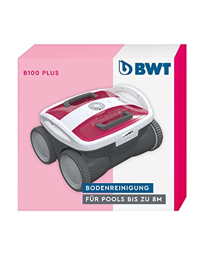 BWT Pool Roboter B100 Plus | Optimale Bodenreinigung Von Pools Bis 8 m | Beste Filterleistung | Schnelles Reinigungsergebnis | Einfach Zu Reinigen von BWT