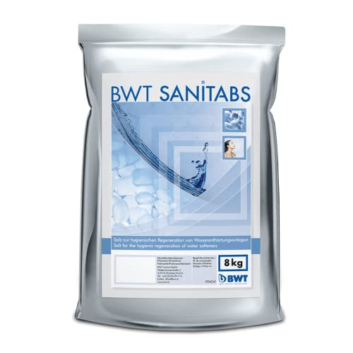 BWT Sanitabs | Regeneriersalz mit Hygiene-Effekt für BWT Wasserenthärter der AQA Serie | 8 kg von BWT