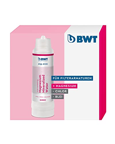 BWT Wasserfilter AQA drink M300 | Filterkerze mit Magnesium | Wasserfilter Trinkwasser | Filtert Chlor, Blei & Kupfer von BWT