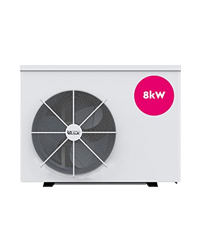 BWT myPOOL Inverter Wärmepumpe 80 | Leise Wärmepumpe Zur Pool Beheizung & Enteisung | Für Salzelektrolyseanlagen Geeignet | Mit Abdeckplane | Lange Lebensdauer | 8 kW von BWT