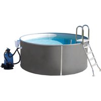 Stahlwand-Poolset Premium 3,50 m - Komplett-Set inkl. Filteranlage - Aufstellbecken von BWT