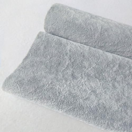 BWUHDKS Selbstklebende, beflockte Stoffeinlage, Mehrfarbig, 50 x 144 cm (7 Rot)(4light Gray) von BWUHDKS