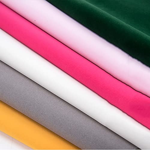 BWUHDKS Selbstklebende Stoff-Flockfolie, 50 cm x 148 cm, Mehrfarbig, for Schmuckschatulle for Selbermachen (24pink)(22apricot) von BWUHDKS