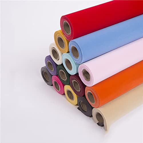 BWUHDKS Selbstklebender Stoff, 50 cm x 148 cm, Mehrfarbig (8 Grau)(15 Orange) von BWUHDKS