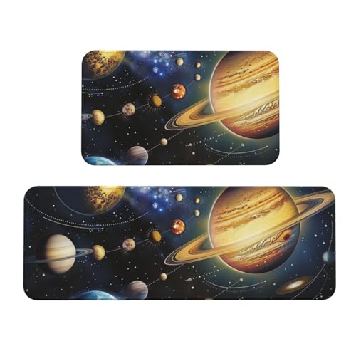 BWWHCCTI Exploring The Solar System Bedruckte Küchenmatte 2er Set - Rutschfeste Fußmatten und Teppiche für Zuhause Küche Büro BWWHCCTI Exploring The Solar System Bedruckte Küchenmatte 2er Set - Rutschfeste Fußmatten und Teppiche für Zuhause Küche Büro von BWWHCCTI