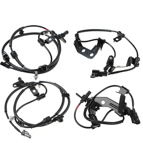 Kompatibel Mit Hyundai Für Santa Fe XL 2013 2014 2015 2016 2017 2018 2019 Hinten Vorne ABS Geschwindigkeitssensor Zubehör 956702W000 956712W000 ABS Raddrehzahlsensor(4pcs) von BWWIEZRS