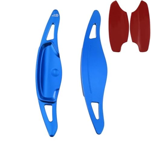 BWZJS , for Kia, for EV6 Long, for Range, for GT-Line GT Wind Air Electric 2021 2022 2023 Auto-Lenkrad-Schaltpaddel-Verlängerungszubehör Auto-Schaltwippen(BLACK Blue) von BWZJS