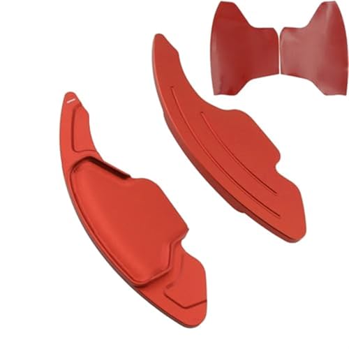 BWZJS , for Mitsubishi, Outlander 2022 Outlander PHEV 2023 SEL LS ES Auto Lenkrad Shifter Paddle Extension Zubehör Auto-Schaltwippen(BLACK Red) von BWZJS