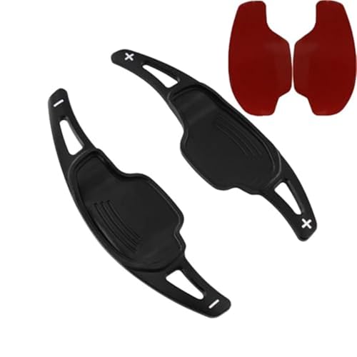 BWZJS , for Opel, Corsa F GS LINE Insignia B GSi Grandland X Hybrid4 Mokka Auto-Lenkrad-Paddle-Shift-Verlängerungsschalter Auto-Schaltwippen(BLACK Black) von BWZJS