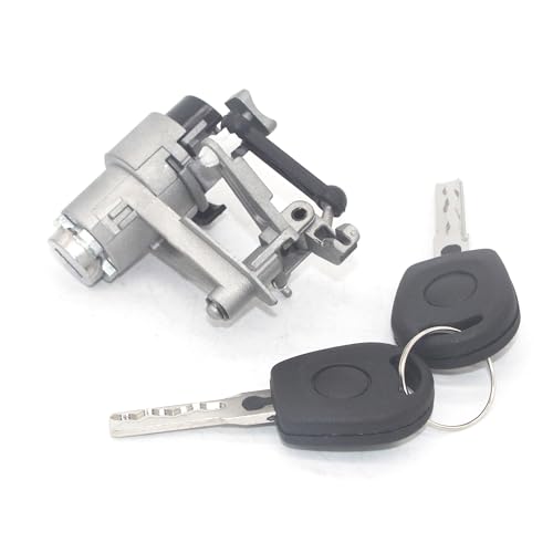 BWZJS 1J6827297G Heckklappen-Hintertür-Außenschloss mit 2 Schlüsseln, for Golf IV Lupo, for Seat, Arosa 1997–2006 Autotürschloss von BWZJS