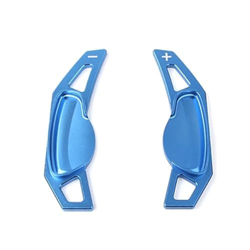 BWZJS 2 Stück Auto-Lenkrad-Schaltpaddel-Verlängerungsschalthebel-Aufkleber, for Benz, for Smart, 451 453 Fortwo 09–17, Forfour 2015–2017 Auto-Schaltwippen(BLACK Blue) von BWZJS