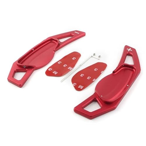 BWZJS Auto-Lenkrad-Schaltpaddelverlängerung, for Mercedes-Benz, for Smart, Fortwo W451 2007–2014 und Forfour W453 2015 2016 2017 Auto-Schaltwippen(BLACK Red) von BWZJS