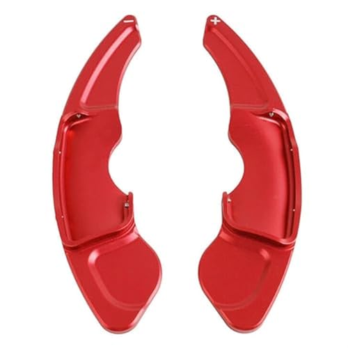 BWZJS Auto-Schalthebel, Lenkrad-Schaltwippenverlängerung, for Lexus, IS NX 2014-2017, for Lexus, RC 2014-2016, CNC-Aluminium, 2 Stück Auto-Schaltwippen(Red) von BWZJS